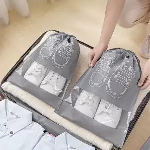 [골드스마일]pvc 부직포 신발수납가방