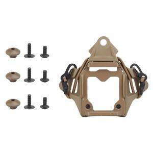 빠른 헬멧을 위한 전술 헬멧 NVG 마운트 슈라우드 스틸 스포츠 카메라 브래킷 베이스