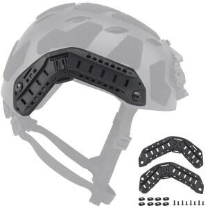 나사가 달린 하이컷 패스트 헬멧을 위한 Qavctw 전술 헬멧 레일 마운트 액세서리 사이드 키트