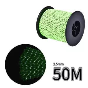 다용도 네온 야광 로프 50m 텐트용 도로프 캠핑
