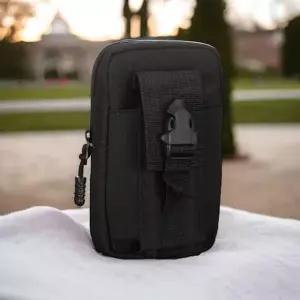 블랙 힙색 벨트 공구 휴대폰 가방