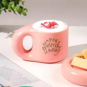 해리포터 뭉뚝 머그컵 소서 세트 벌스데이 270ml