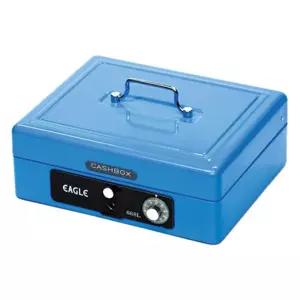 이글)미니수제금고(대 청색 668L)잠금 보안 다이얼 잠금장치 비밀번호 다용도 돈보관함 금고 수납