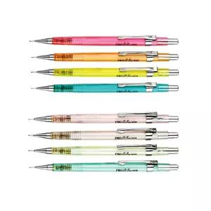 문화 투명 제도샤프 프로 0 5mm 12개입필기용품 메모 문구용 학용품 필기용 고급 사무실 필기구 학생 펜슬