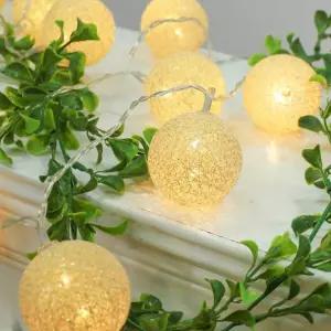 3m 코튼볼 트리전구 인테리어조명 그물 LED줄크리스마스전등