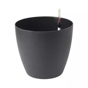 수위표시 화분 블랙 저면관수 자동급수 원형 플라스틱 반려식물 갈이 홈가드닝 가드 원예용품 플랜테리어