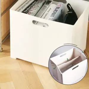 3IN1 접이식 보관 정리함 IVORY소품수납함 케이스 리빙박스 폴딩 멀티함