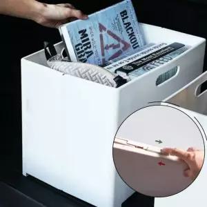 3IN1 신개념 접이식 보관 정리함 WHITE소품수납함 케이스 리빙박스 폴딩 멀티함