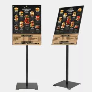 안내판 포스터 GC 메뉴판 스탠드 슬림 입간판 POP 광고판 A2