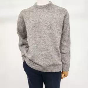 파렌하이트지이크 모혼방 풀오버 부클 라운드 니트 베이지_U15FL