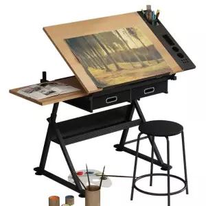 이젤 드로잉 테이블 데스크 미술 각도조절 학생