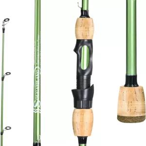 소가일랑 낚싯대 24톤 탄소 섬유 방적봉 및 주조봉 스테인리스 가이드 경량 미끼 - 투피스