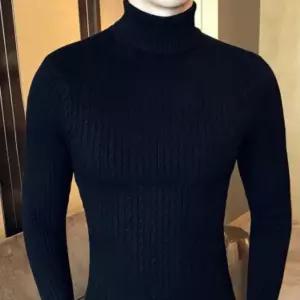 남자 터틀넥 폴라티 겨울 니트 꽈배기 목라 남성레이어드 크리스마스 가을 남성 얇은 목티 정장
