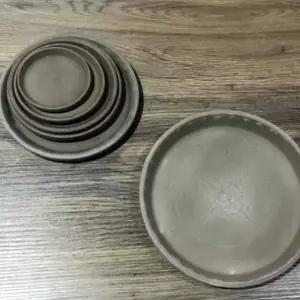 빈티지 그레이 토분화분받침 R22(내경190 외경220mm)내추럴화대 디자인화대 원예용품 홈가드닝 물받침 화대