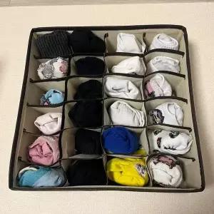 속옷 칸칸이 정리함 24칸