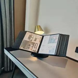 회전 메뉴판 테이블 클립보드 가격표 식당 메뉴꽂이 거치대 투명 아크릴 꽂이 레스토랑 강화형