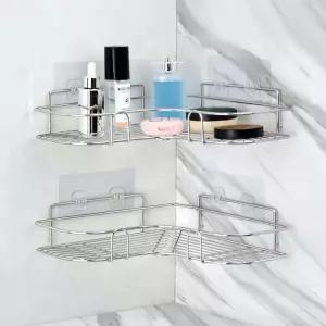 프리미엄 스텐레스 와이어 다용도 코너선반 욕실선반