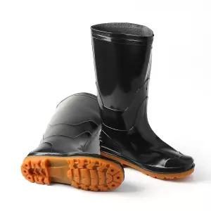 HWA 고무장화 낚시 농사 작업 260mm블랙해루질 시장 물질신발 용품 공사 용장화 부츠 방한부츠