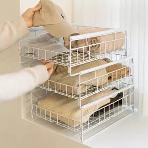 슬라이딩 옷장정리 상의 티셔츠 트레이 의류수납 1p 정리 구김방지 공간황용 니트 청바지 슬라이등