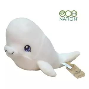 오로라 에코네이션 벨루가 동물 애착 봉제인형 29cm선물용 크리스마스 키즈 어린이 예쁜 캐릭터