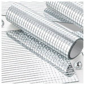 10800pcs 미러 모자이크 타일, 5 x 5mm 자가 접착 디스코 스퀘어 DIY 공예 및 파티 장식용 4D 볼 스티커