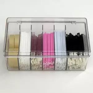 미용 트롤리 웨건 속눈썹 재료 정리함 케이블 보관함 면봉통