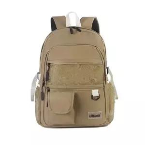 베이지색 백팩 중학생 고등학생 책가방 데일리가방