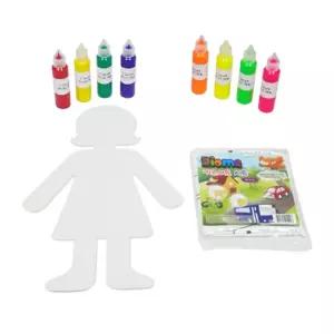 페인트펜 여자 패션 코디세트아트 키즈 미술물감 핑거 손가락 영아 어린이