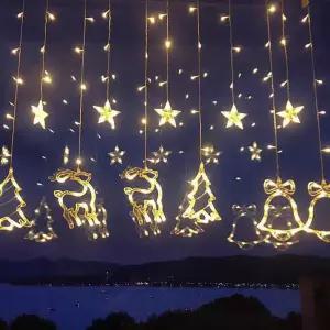 크리스마스 LED전구 (종+트리+루돌프(미니별)파티 인테리어 조명 LED 용품