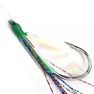 대용량 레인보우틴셀 우럭채비 라이트 지깅 2단 20개생미끼바늘 바다낚싯 낚시 갑오징어 문어 소품 용품 선