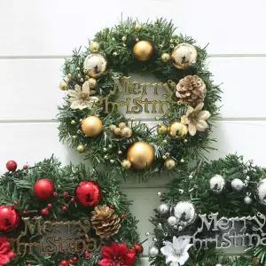 글리터리스(소) 골드벽장식 트리 가랜드 크마스 크마스가 장식품 크마스리스