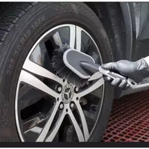 [셀러에이드]블랙스미스 휠브러쉬 타이어 버핑 세차솔 청소솔 27cm