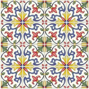 가정용 NH2365 토스카나 타일 필 앤 스틱 백스플래시 타일, 표준, 멀티컬러