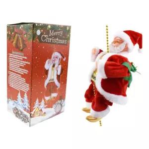 크리스마스 줄타는산타 클라이밍 클로스 건전지 포함 당일출고소품 데코 장식품 할아버지 댄싱 선물 춤추는