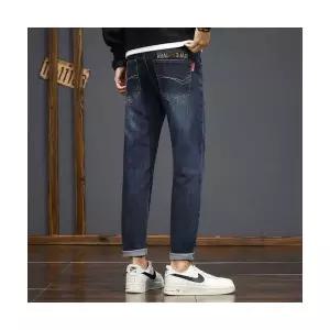 남자배기바지 청바지 종아리 스판 자수 데일리 스키니 패션 ible1