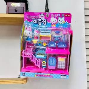 핑크 래빗 이층집토끼하우스 장난감