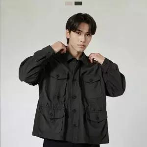 남자겉옷 숏 사파리 야상자켓 남성, 자취필수템 HyC마켓