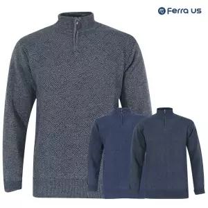 페라어스 남성 힛업 보아털 니트 반집 골프 셔츠긴팔 긴팔 패션 디자인 보아털안감 셔츠