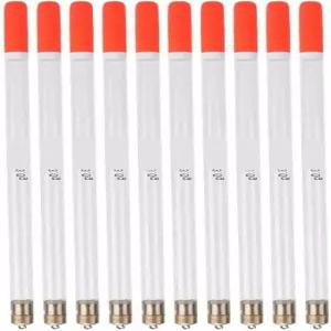 낚시 밥버 키트 10개 플라스틱 플로트 구색 스틱 튜브 다목적 물고기 사료 미끼 바다 바위 얼음 개울 3.0