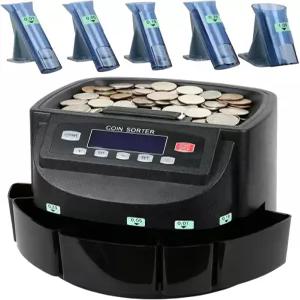 U9500A 프로페셔널 USD 코인 카운터 분류기 카운팅 머신 배치 자동 정렬 및 270 코인/분