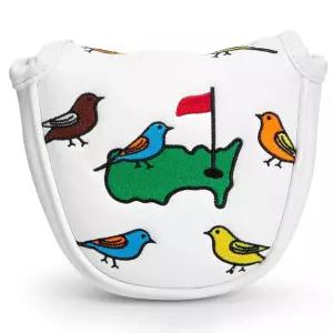 Birdie Style 골프 퍼터 커버 말렛 헤드커버, 마그네틱 클로저 PU 가죽 클럽 커버, 남성용 골퍼 선물121800