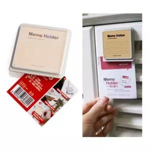 메모홀더55 부착식 클립 10매입꽂이 종이 안내물 포스트 벽걸이 형종이 페이퍼 형보드 벽용 거치대 부착형