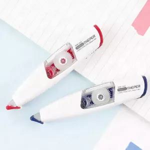 더퍼 수정테이프 10개1세트화이트 고급 용품 사무용 리필 용테이프