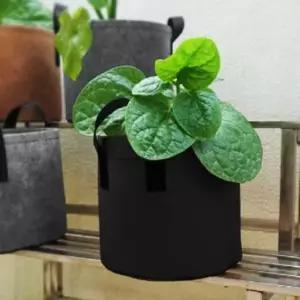 가드닝 부직포 화분 2p 세트 40x30cm 모종 가벼운심플한 커버 가정용 식물기르기 가벼운 그로우백 튼튼한