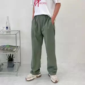 통기성 좋은 남자 캐주얼 크런치 와이드 초경량 팬츠바지 아이스 청바지 카고 면바지 정장 편한 데님 남성