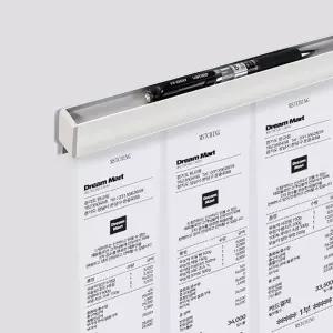 메모홀더 정리 (펜 겸용) 40cm영수증 책상 서류 명함 꽂이 빌지