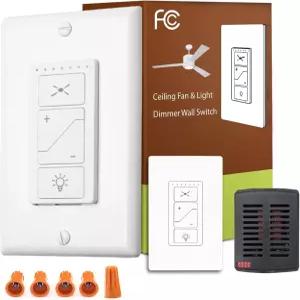 험프톰 팬 리모컨 키트 헌터/하버 브리즈/웨스팅하우스/허니웰/기타 천장 MINI 블랙용 소형 수신기