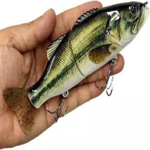 새로운 생명체 2 세그먼트 글라이드 미끼 배스 낚시 민물고기 농어