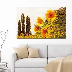 복의 상징 오후의 해바라기 캔버스 아트 액자인테리어 UV출력 장식 소품 벽걸이 컨버스 그림 꽃액자