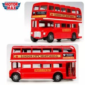 모터맥스 4.75in 런던버스 하드탑 (76002)어린이자동차 키즈 역할놀이 소꿉 작동완구 장난감 모형